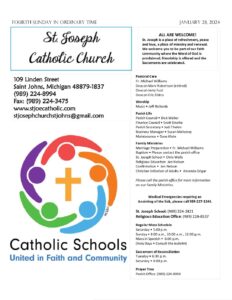 January 28 2024 Full Bulletin St Joseph Catholic Church   January 28 2024 Full Bulletin Pdf 232x300 